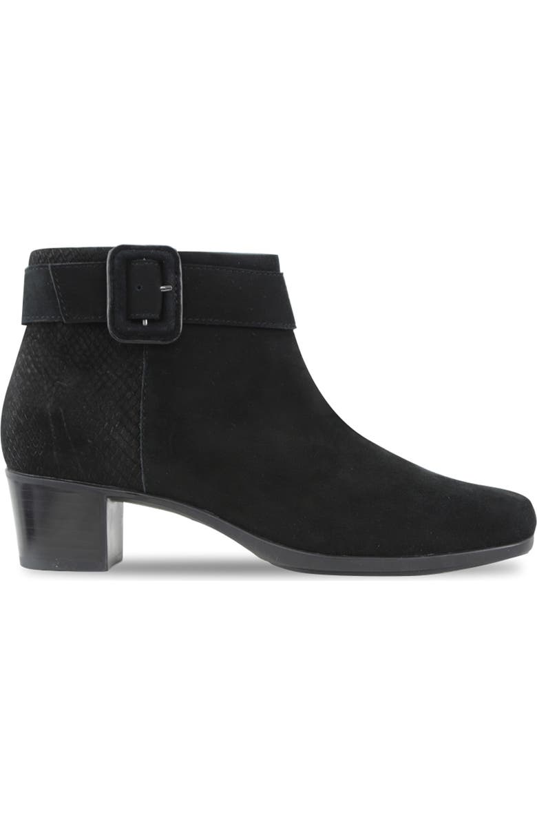 Munro Callie Water Resistant Bootie, Alternate, color, Black Combo