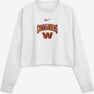 Nike Women's Nike White Washington Commanders Loose Fit Crop Top
