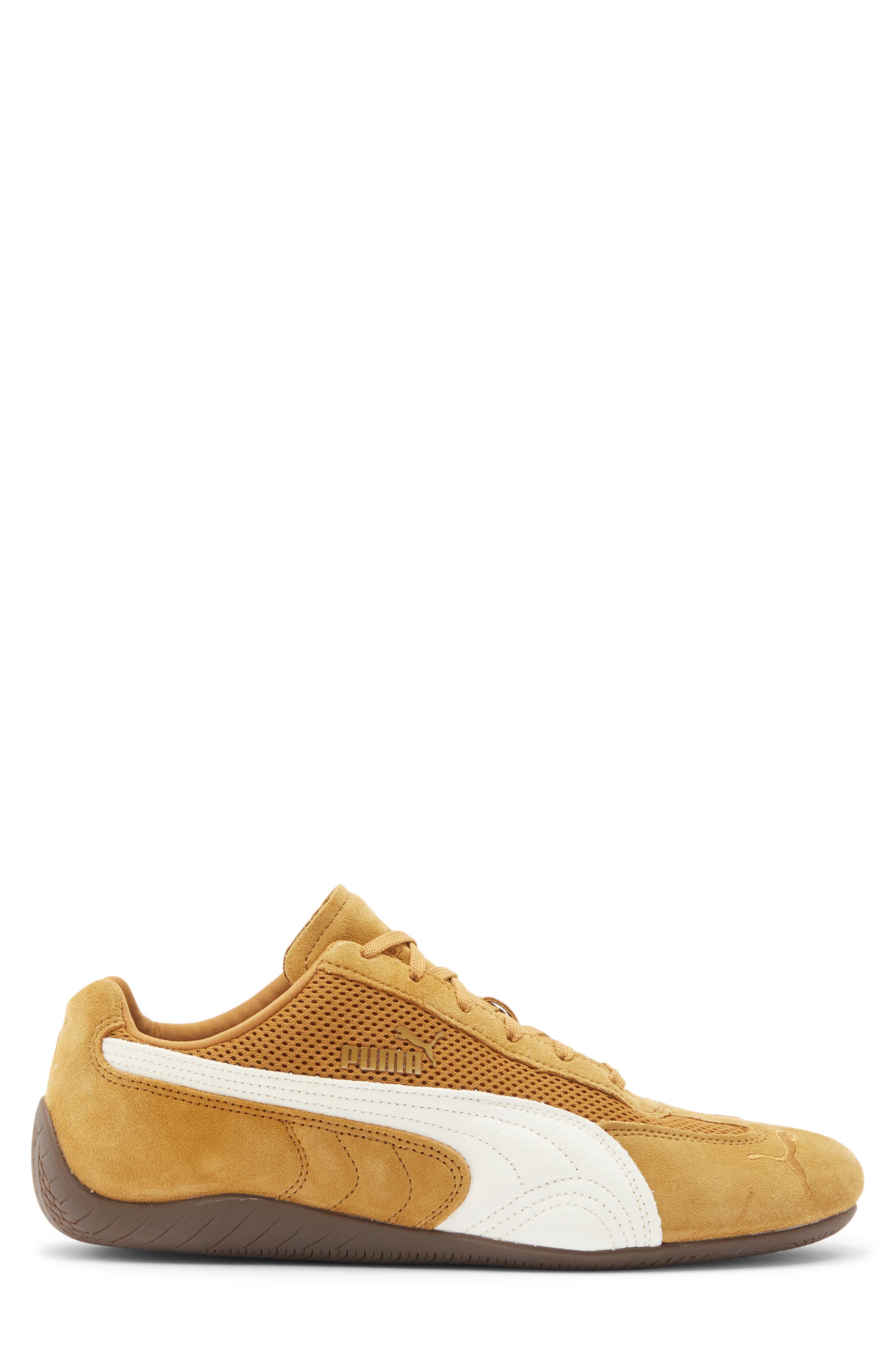 PUMA Speedcat Mesh Sneaker, Alternate, color, Authentic Gold/ Gum