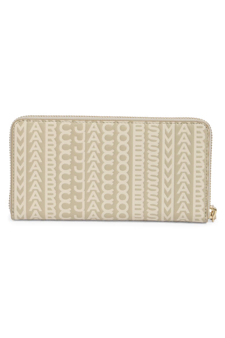 The Leather Continental Wallet, Alternate, color, KHAKI