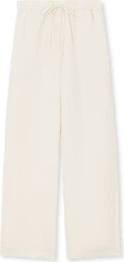 Fortela Drawstring Linen Trousers