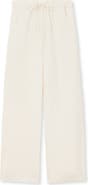 Fortela Drawstring Linen Trousers