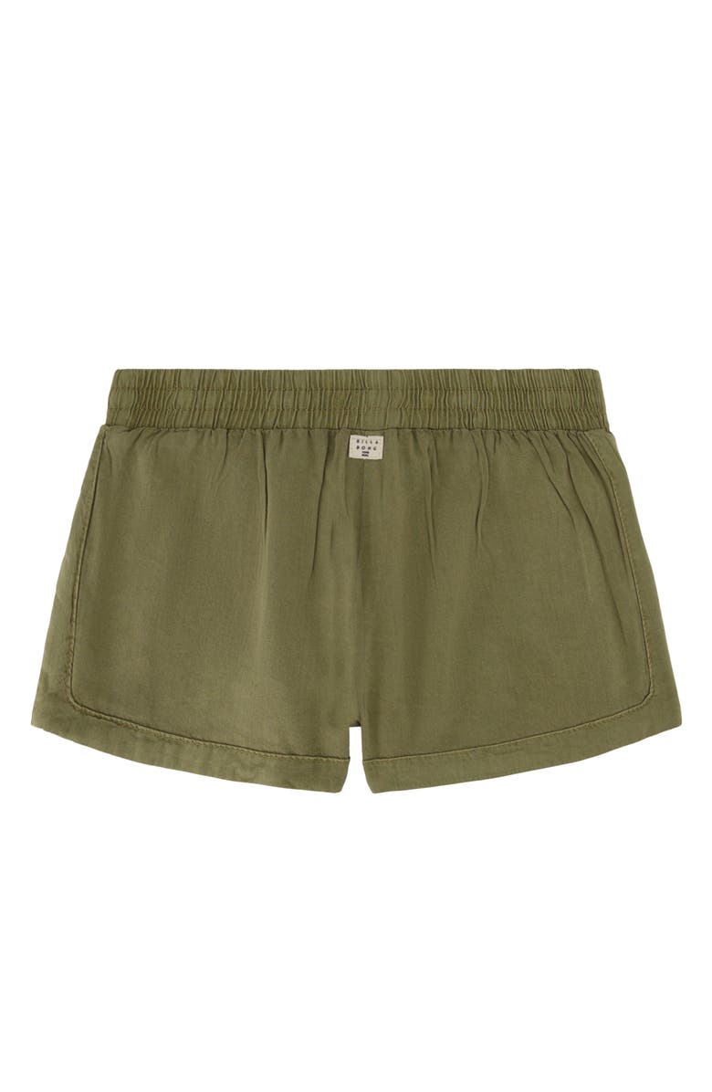 Billabong Kids' Mad for You Drawstring Shorts, Alternate, color, Avocado