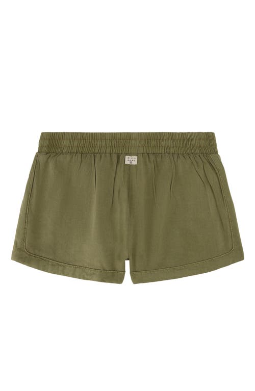 Shop Billabong Kids' Mad For You Drawstring Shorts In Avocado