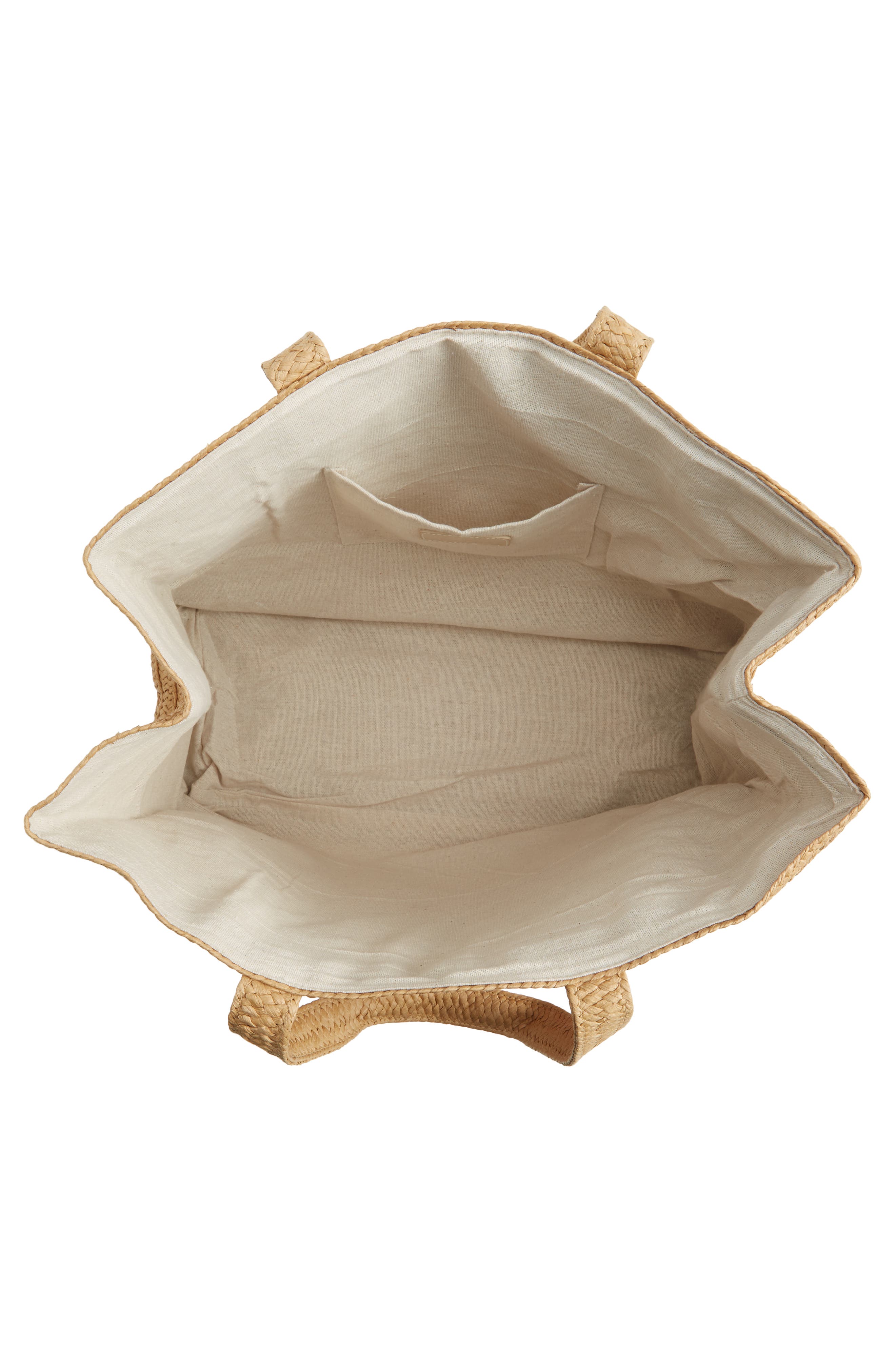 BTB Los Angeles Three Times the Love Straw Tote, Alternate, color, 