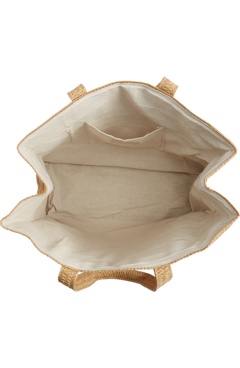 BTB Los Angeles Three Times the Love Straw Tote, Alternate, color,