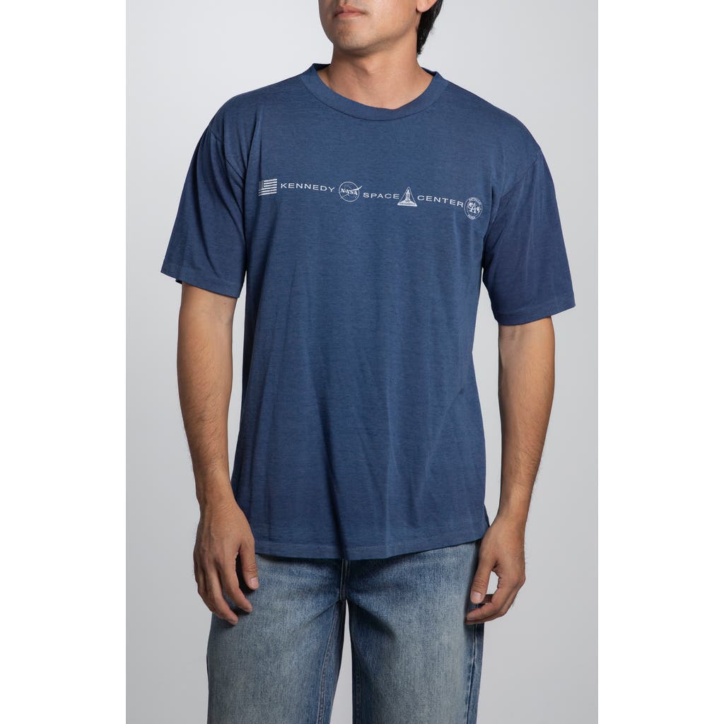 Elwood Vintage Kennedy Space Center Tee In Blue