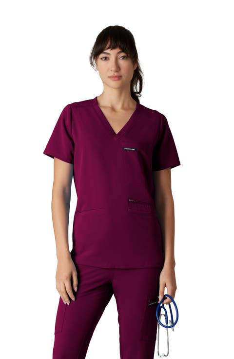 Palermo 4-Pocket Scrub Top