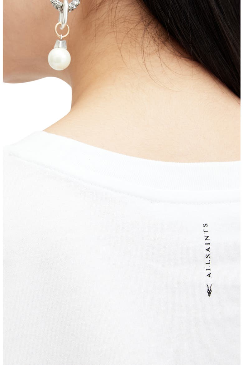 Rue Slit Sleeve Cotton T-Shirt, Alternate, color, OPTIC WHITE