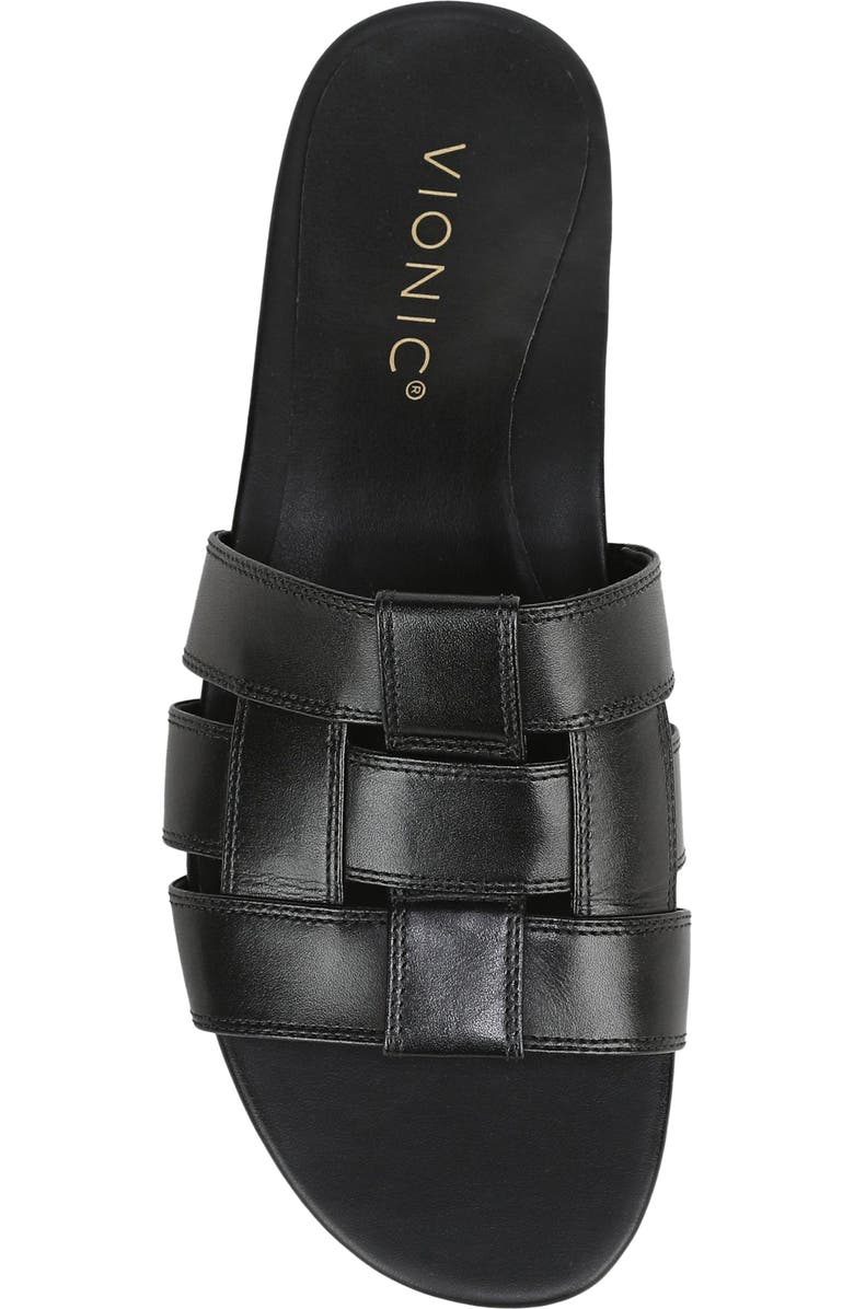 Vionic Glendora Slide Sandal, Alternate, color, Black