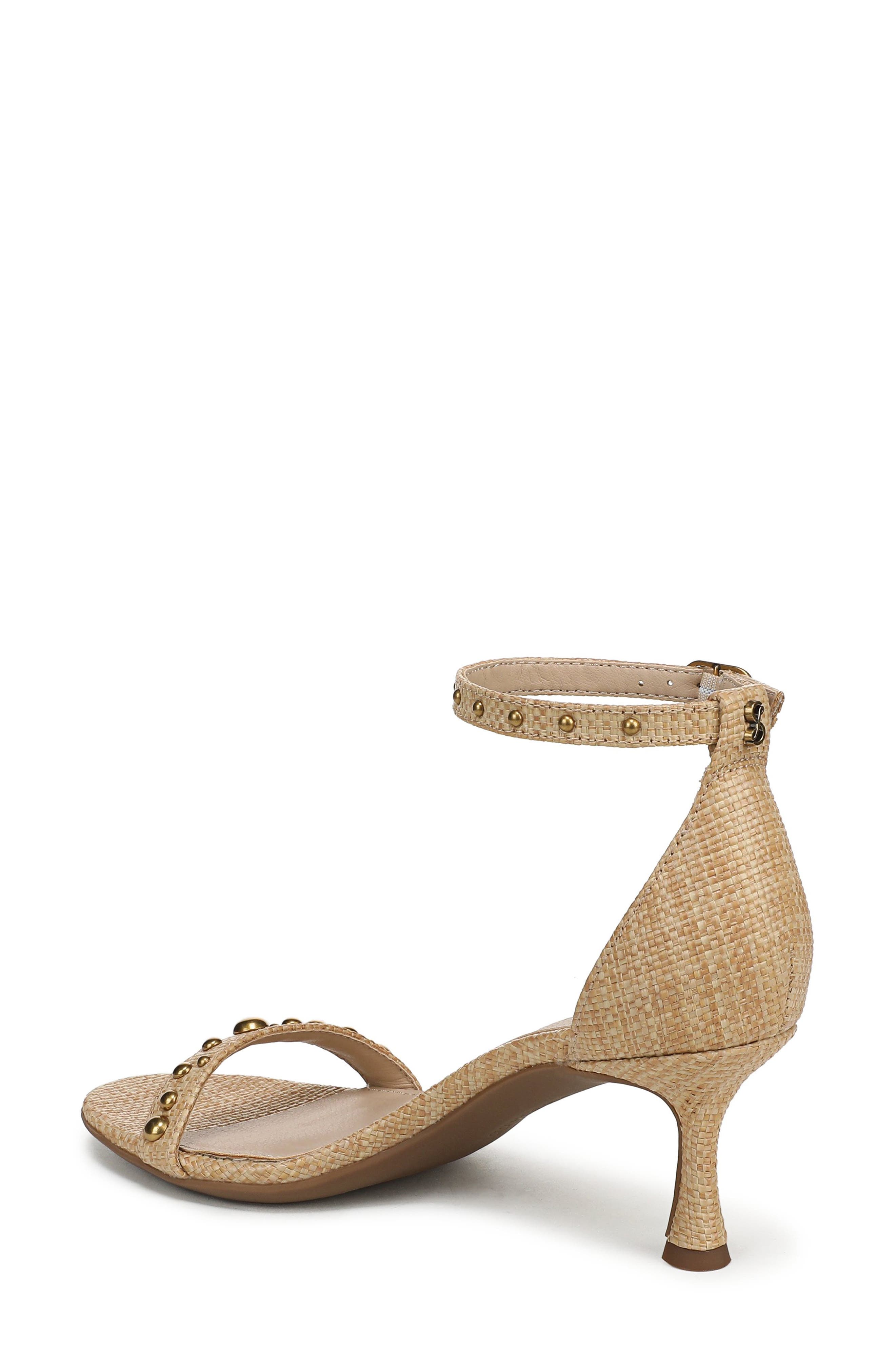 Jasmina Faux Leather Ankle Strap Sandal, Alternate, color, TAN MULTI