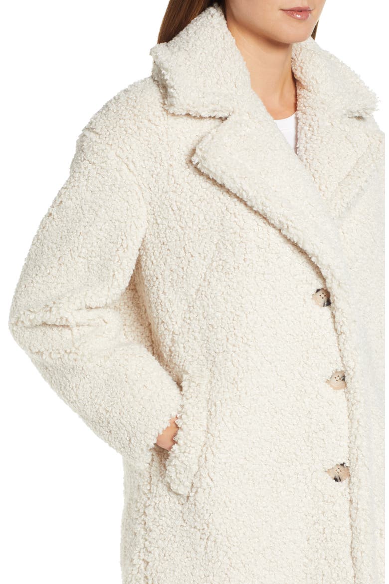 Cozy-Up Faux Shearling Jacket, Alternate, color, IVORY