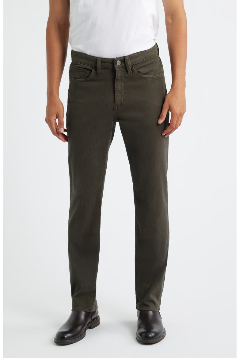 Charisma Relaxed Straight Leg Twill Pants, Main, color, BROWN DIAGONAL