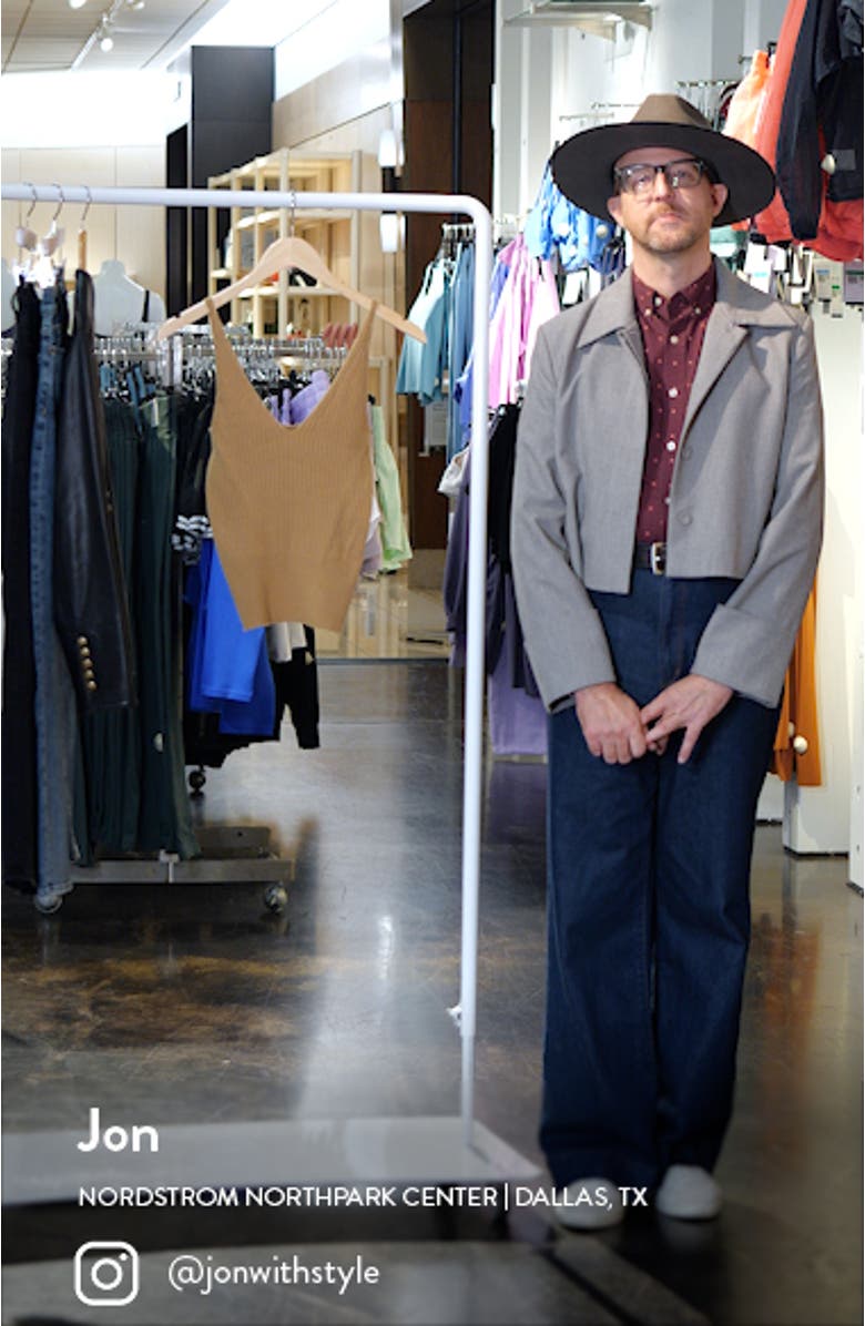 Gemma V-Neck Rib Sweater Tank, sales video thumbnail