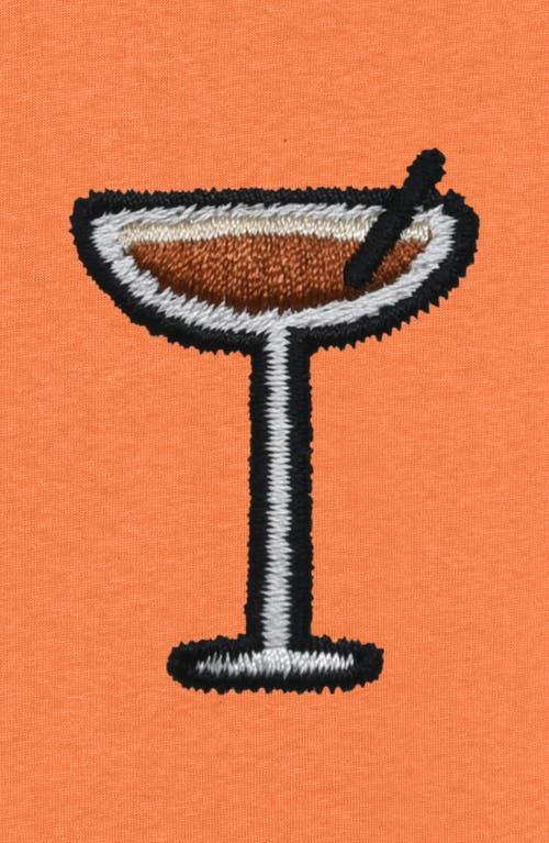 Dalix Mens Espresso Martini Midweight Garment Dye Tee