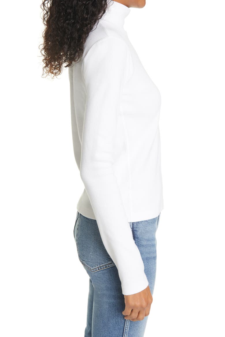 Mock Neck Top, Alternate, color, OFF WHITE