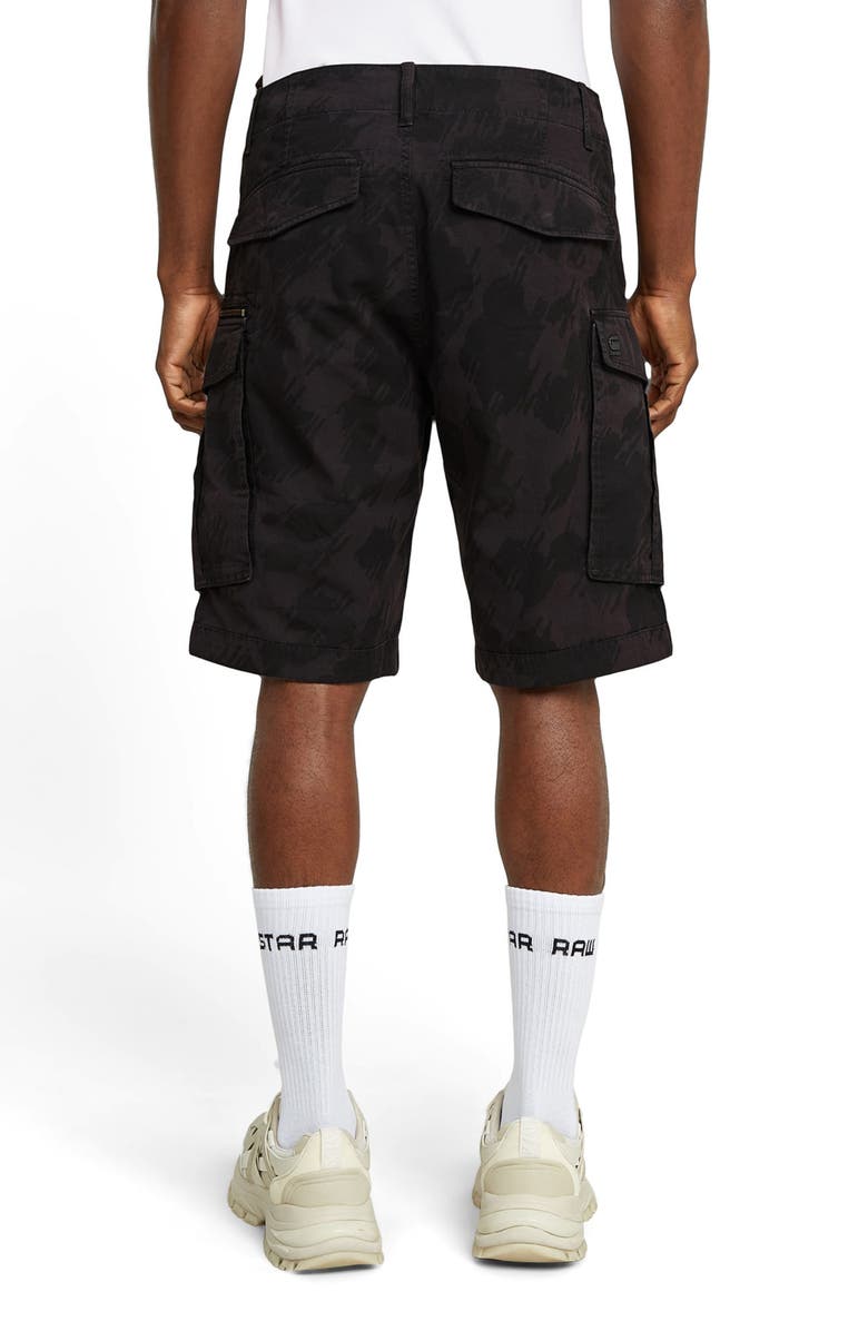 G-STAR Rovic Zip Relaxed Fit Cotton Ripstop Cargo Shorts, Alternate, color, Shadow Glitch Beach Camo