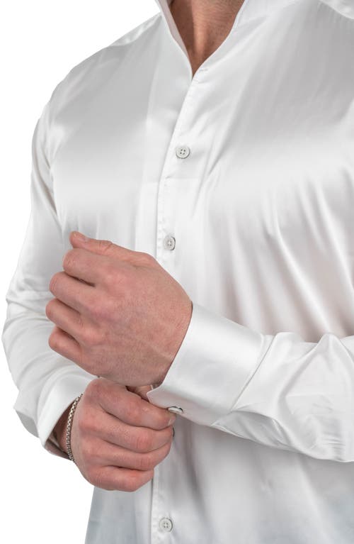 Maceoo Ceremony Prince Button-up Shirt In White