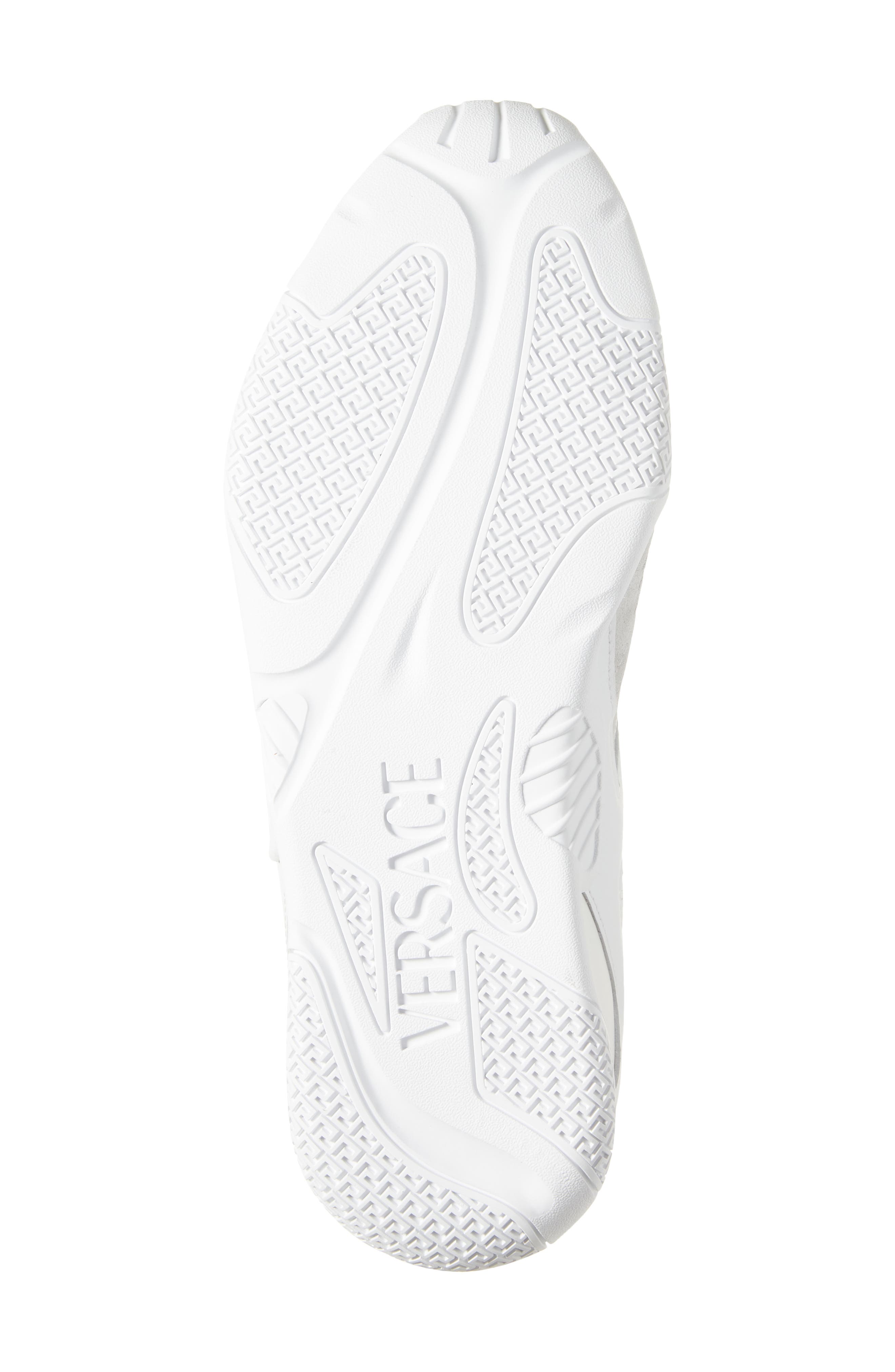 Versace Galaxia Sneaker, Alternate, color, White Concrete