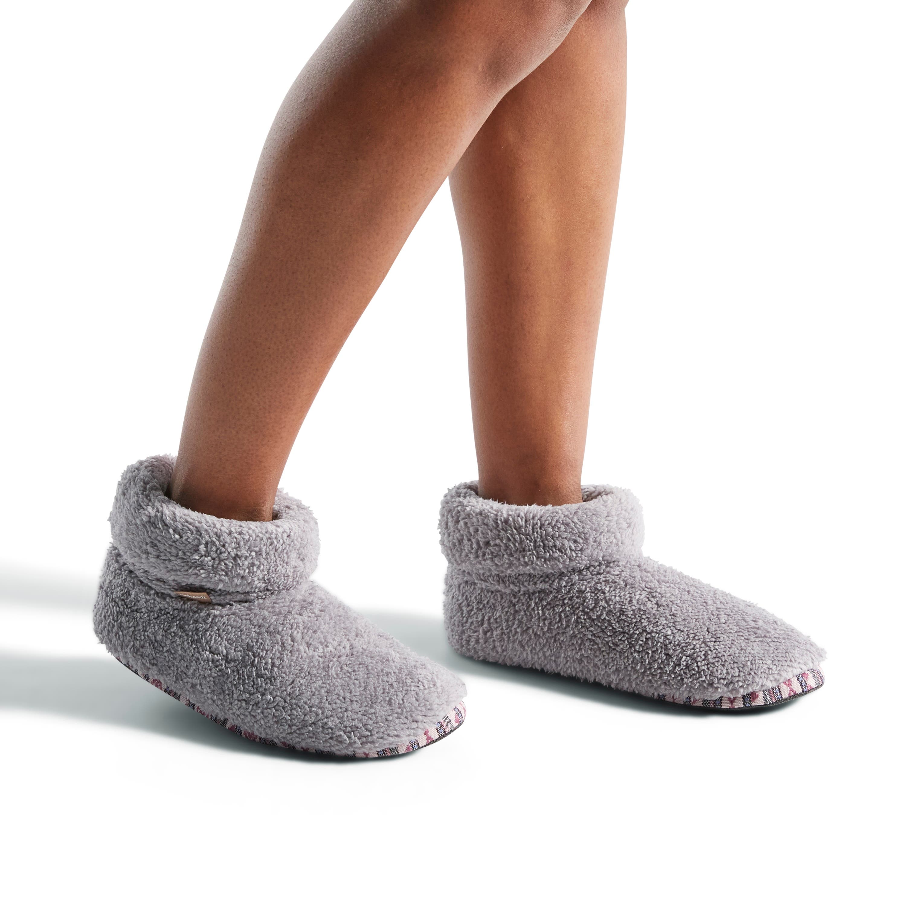 Feelgoodz Women's Cloud Slipper Indoor Ankle Bootie House Shoes, Alternate, color, Azalea