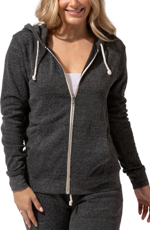 Threads 4 Thought Full Zip Hoodie in Heather Black 