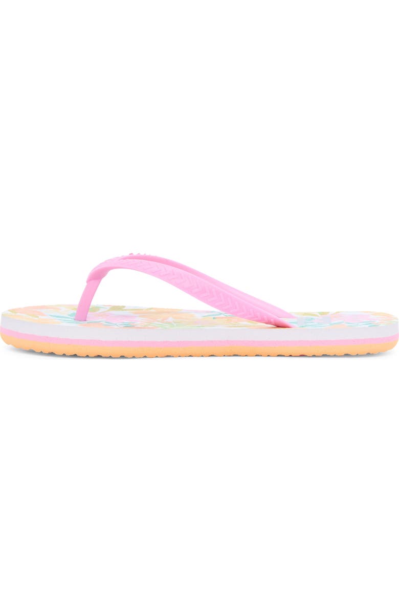 Billabong Kids' Fiji Flip Flop, Alternate, color, White Pink Multi