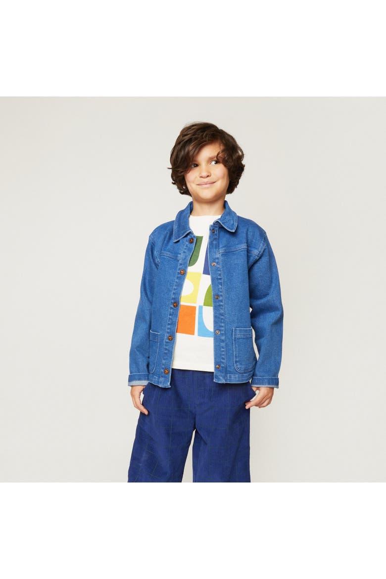 Denim Barn Jacket, Alternate, color, Denim