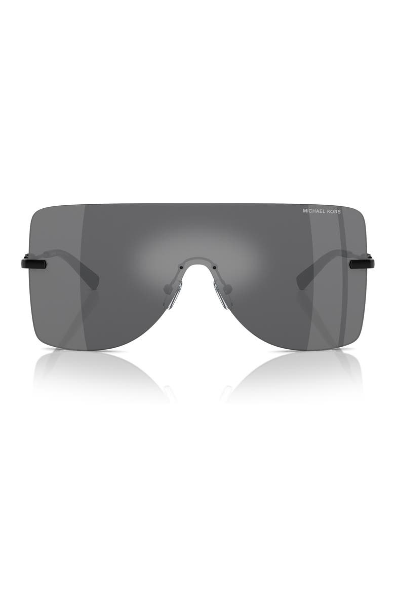 London 0mm Shield Sunglasses, Main, color, GREY MIRROR