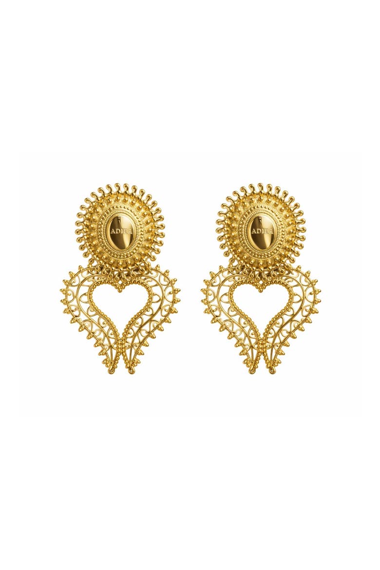 Lamprocapnos Earring, Main, color, Gold