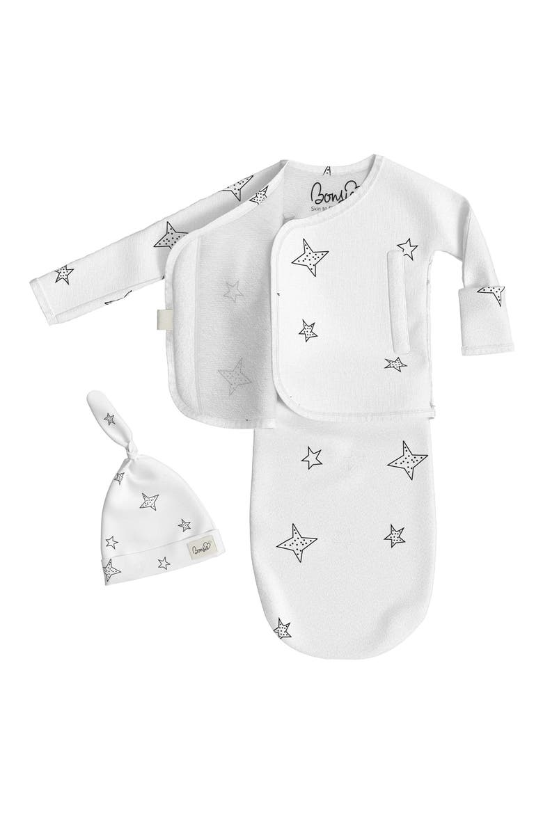Baby Skin to Skin Girl or Boy, Bag and Hat Set, Alternate, color, STARS
