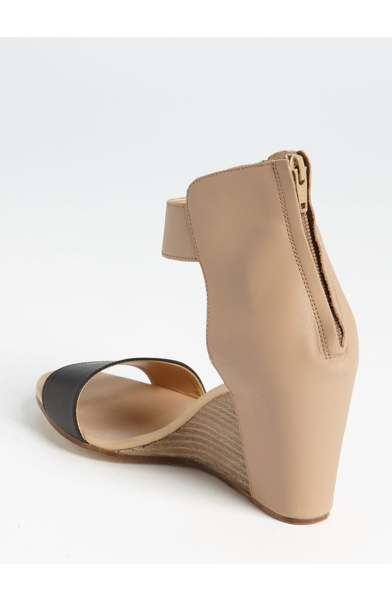 MM6 Maison Margiela Two Tone Wedge Sandal, Alternate, color,