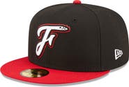 New Era Men's New Era Black Fayetteville Woodpeckers Authentic Collection 59FIFTY Fitted Hat