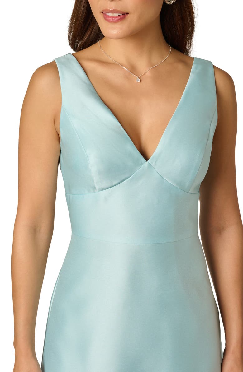 Adrianna Papell Mikado High-Low Cocktail Dress, Alternate, color, 