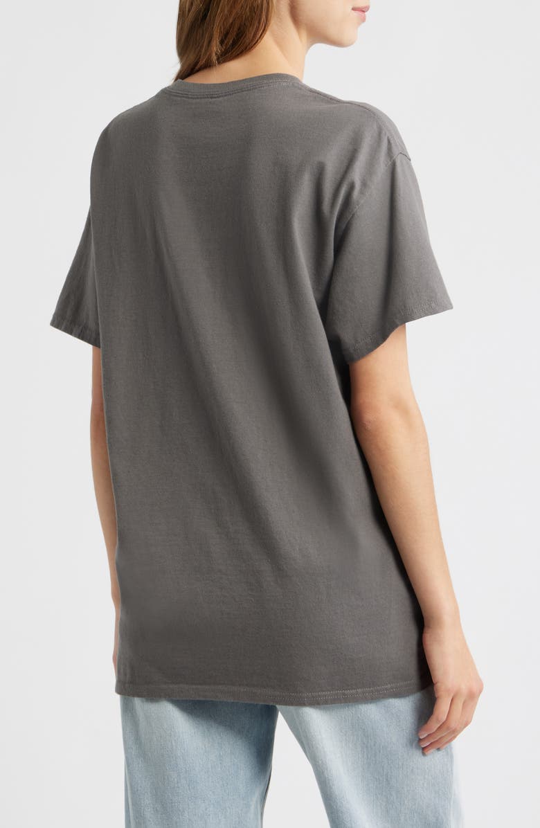 Junk Food Unbothered Kitten Graphic T-Shirt, Alternate, color, Charcoal