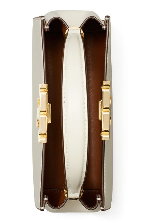 Tory Burch Mini Eleanor Leather Satchel In White