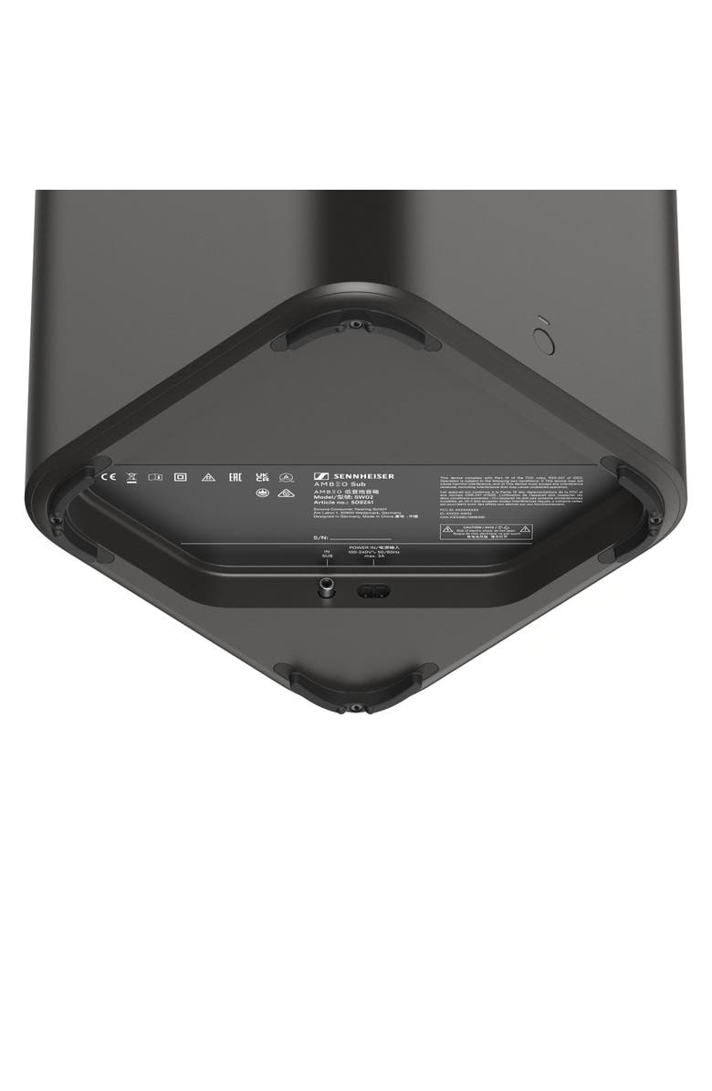Sennheiser Ambeo Subwoofer, Alternate, color, Black