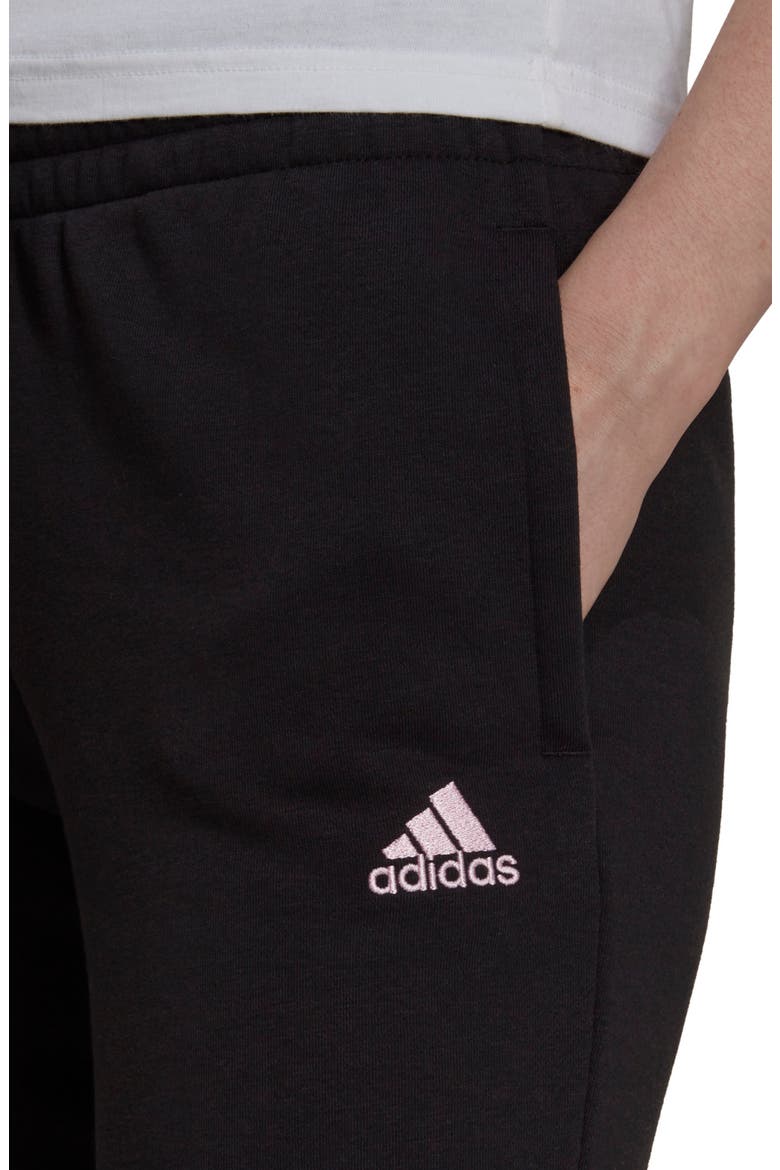 Embroidered Jogger Pants, Alternate, color, BLACK/ TRUE PINK