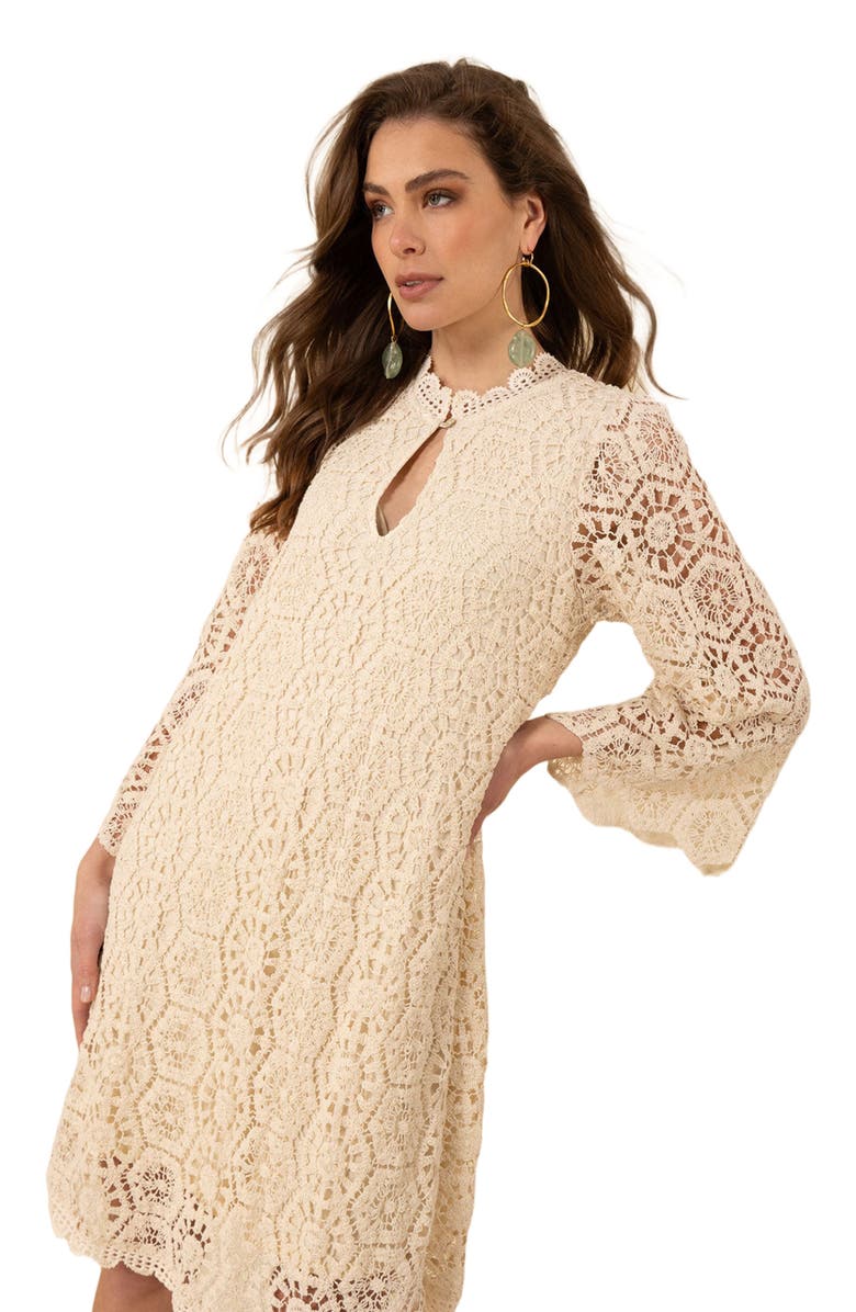 Hale Bob Amirah Crochet Dress, Alternate, color, 