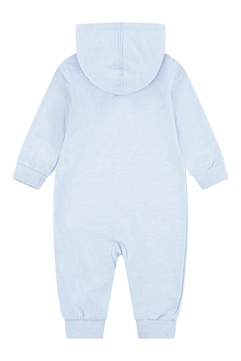 Hooded French Terry Romper, Alternate, color, COBALT BLISS HEATHER