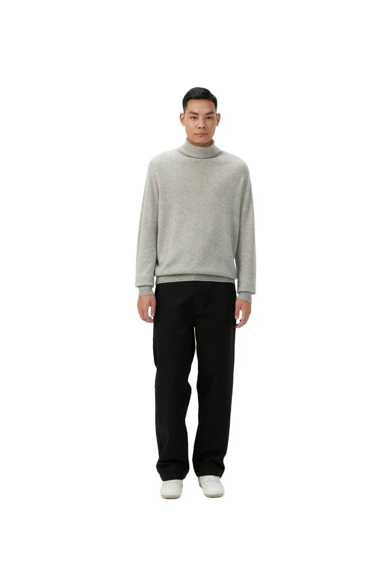Essential Turtleneck Cashmere Sweater, Main, color, dawn blue