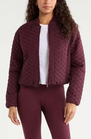 Zella Ember Quilted Jacket