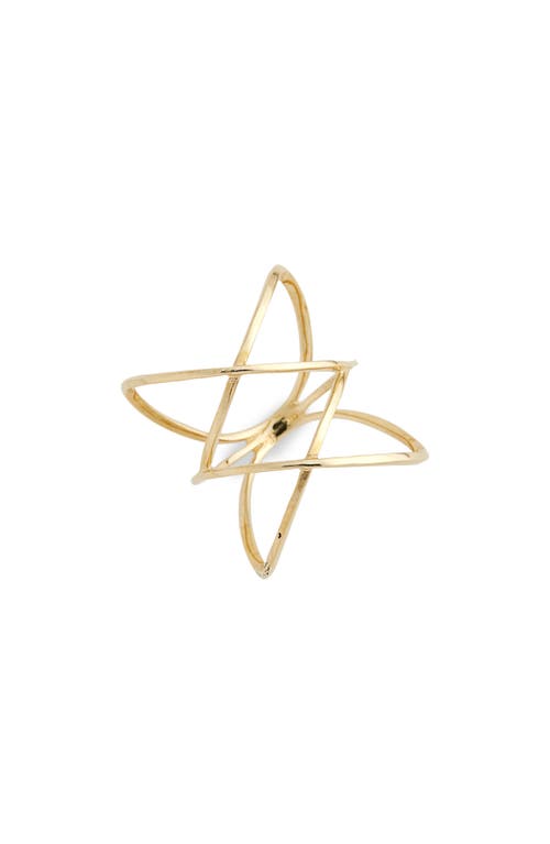 Bony Levy 14K Double Crisscross Ring in Yellow Gold  product