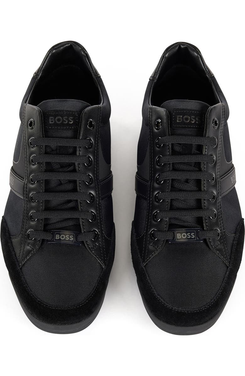BOSS Saturn Low Top Sneaker, Alternate, color, Blk