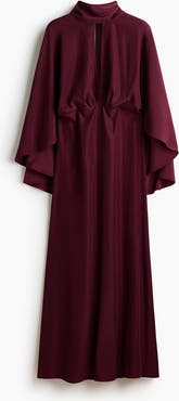H&M Cape-sleeved Kaftan Dress