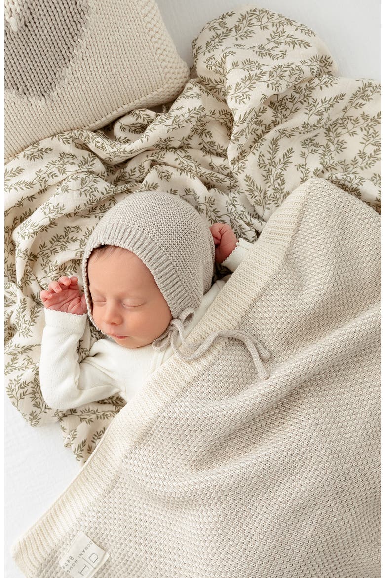 Brunello Baby Blanket, Alternate, color, LINEN SAND