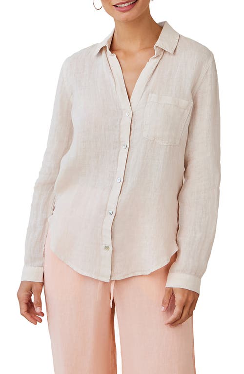 Shop Bella Dahl Garment Dyed Linen Button-up Shirt