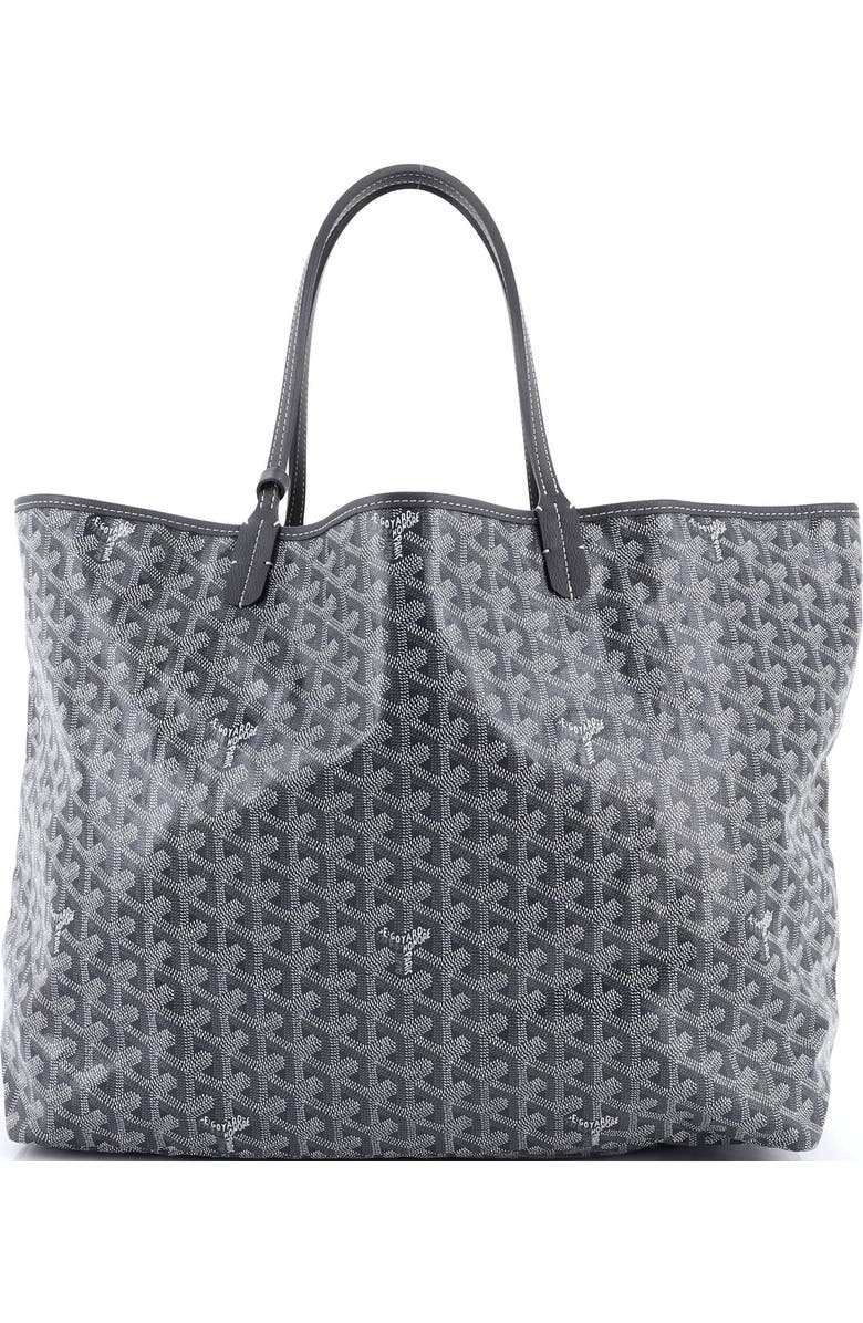 Pre-Owned Goyard Saint Louis Tote Coated Canvas GM, Main, color, Gray