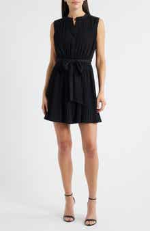 Pleated Minidress