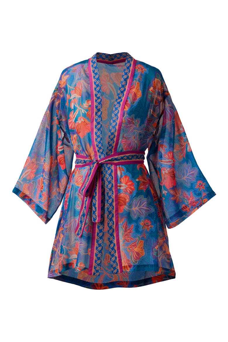 Decoupage Cover-Up Dress, Alternate, color, MULTI
