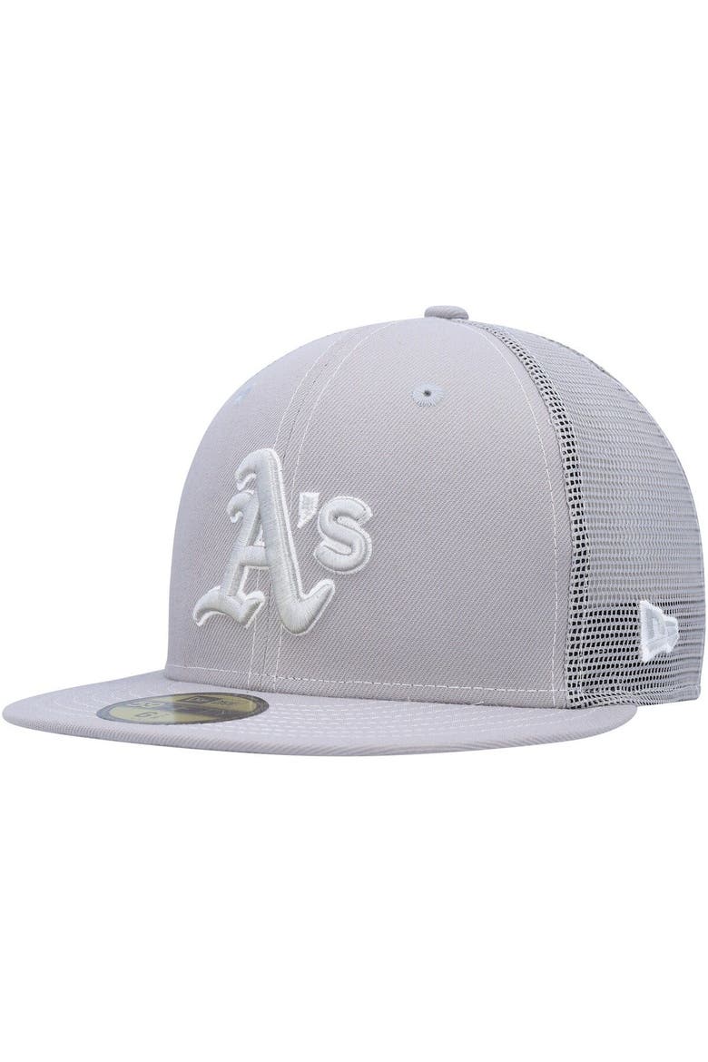Men's New Era  Gray Oakland Athletics 2023 On-Field Batting Practice 59FIFTY Fitted Hat, Main, color, Gray